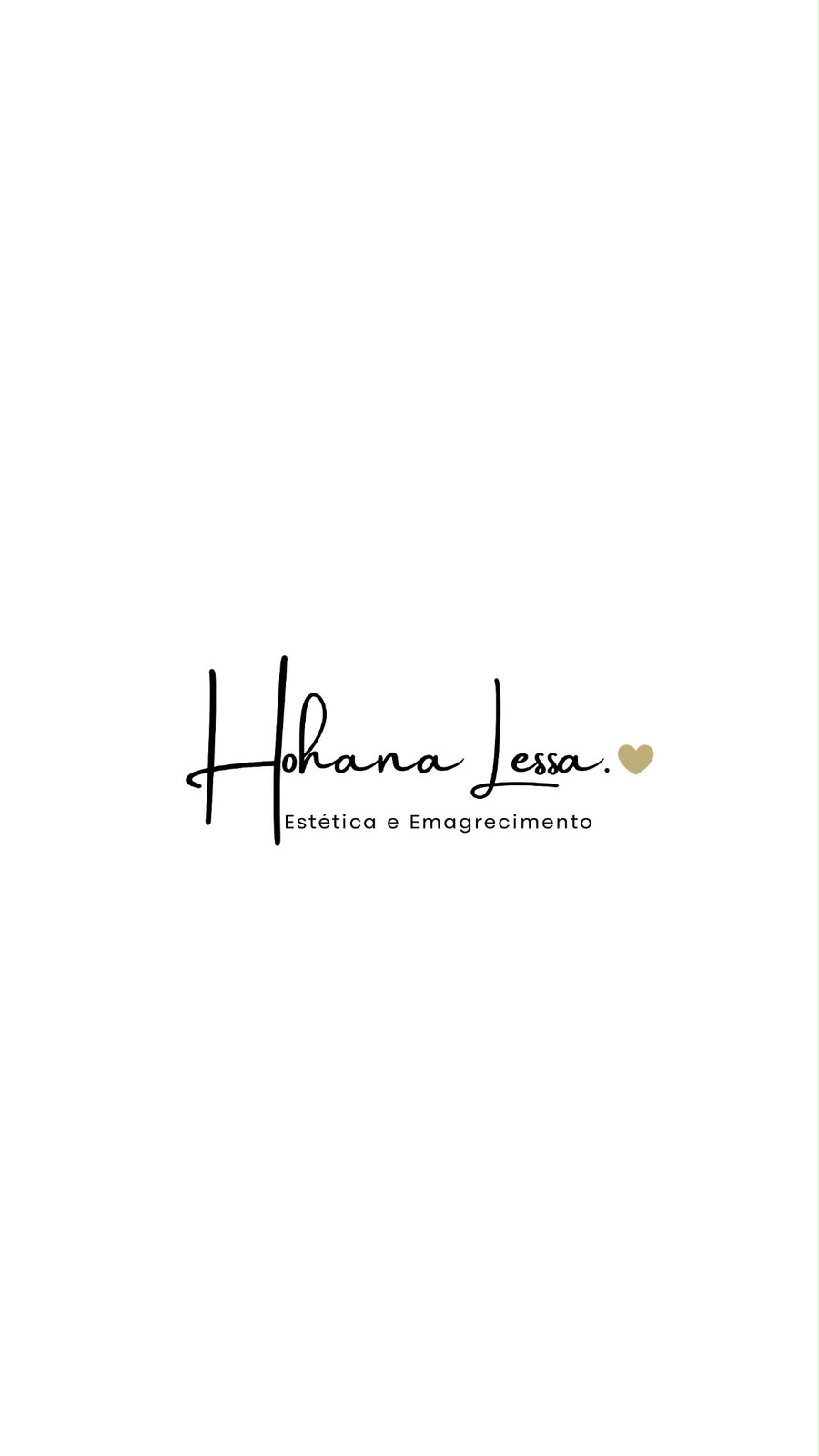 Logo da Clínica Hohana Lessa sobre fundo branco
